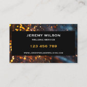 溶接機金属溶接サービス製作鋼材 名刺 (裏面)