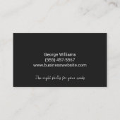 溶接機金属溶接加工プロフェッショナル 名刺 (裏面)