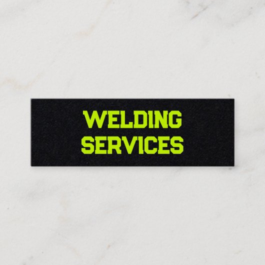 溶接機 スキニー名刺 (正面)