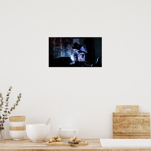 溶接機 ポスター (キッチン)