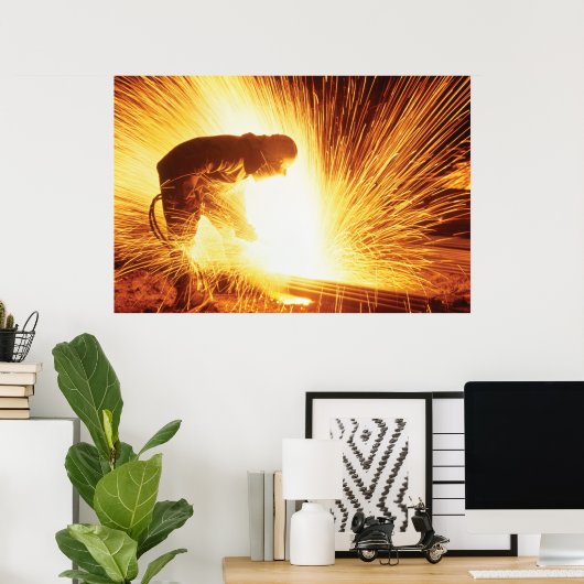 溶接機 ポスター (ホームオフィス)