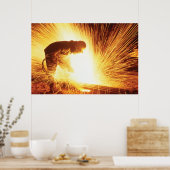 溶接機 ポスター (キッチン)