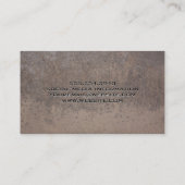 溶接機 | 古い錆びた金属 名刺 (裏面)