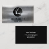 溶接機 |建築 |メタリック 名刺 (正面/裏面)