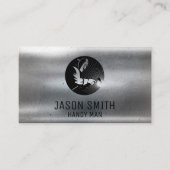 溶接機 |建築 |メタリック 名刺 (正面)