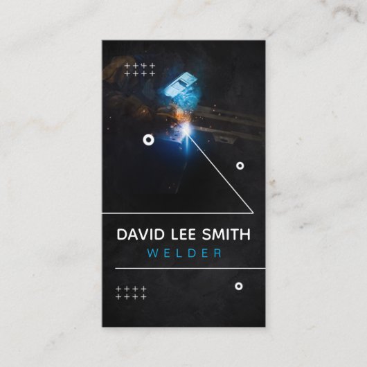 溶接機/溶接サービス 名刺 (正面)