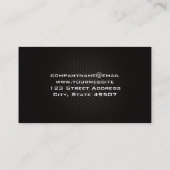 溶接機 | 炭素繊維パターン名刺 名刺 (裏面)