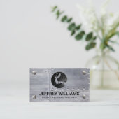 溶接機 |金属リベット名刺 名刺 (スタンド正面)