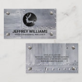 溶接機 |金属リベット名刺 名刺 (正面/裏面)