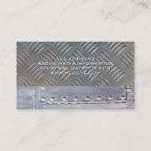 溶接機 |金属リベット |スチールメタル 名刺 (裏面)