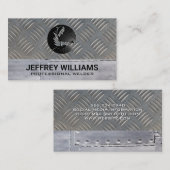 溶接機 |金属リベット |スチールメタル 名刺 (正面/裏面)