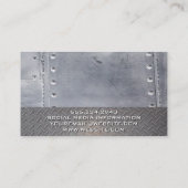 溶接機 | 金属リベット | スチール 名刺 (裏面)