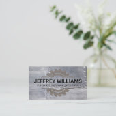 溶接機 | 金属リベット | 錆びた鋸 名刺 (スタンド正面)