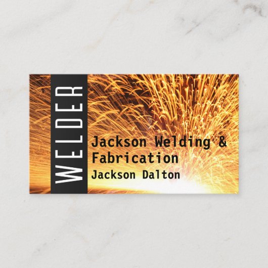 溶接機 |金属リベット | Sparks 名刺 (正面)