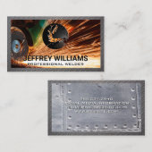 溶接機 |金属リベット | Sparks 名刺 (正面/裏面)