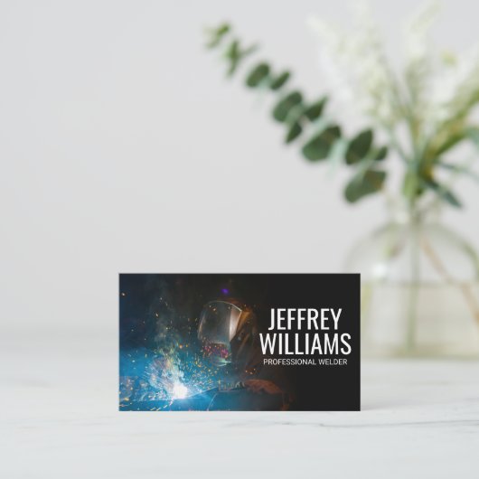 溶接機 | Sparks名刺 名刺 (スタンド正面)