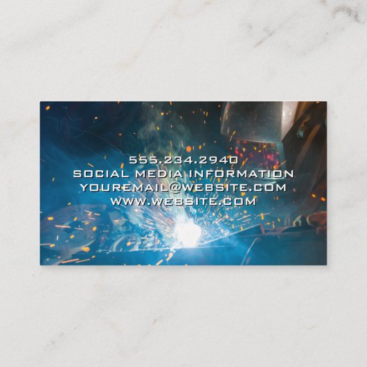 溶接機 | Sparks名刺 名刺 (裏面)