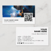 溶接機QRコード 名刺 (正面/裏面)