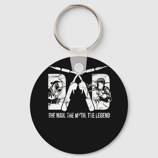 溶接溶接パパマン神話レジェンドファーザーズデイ キーホルダー (正面)