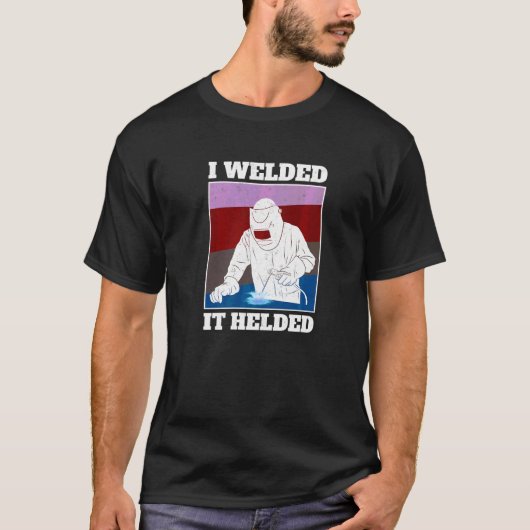 溶接溶接機を溶接した Tシャツ (正面)