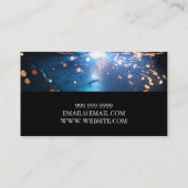 溶接溶接機建築名刺 名刺 (裏面)