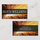 溶接溶接溶接機建築名刺 名刺 (正面/裏面)