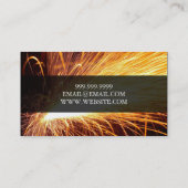 溶接溶接溶接機建築名刺 名刺 (裏面)