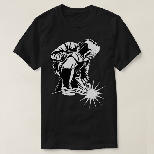 溶接溶接金属作業者鍛造Blacksmith Tシャツ (デザイン正面)