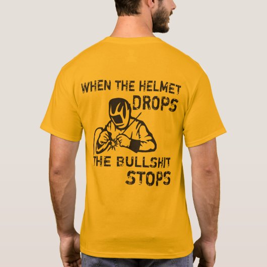 溶接生命 Tシャツ (裏面)