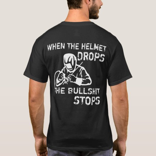 溶接生命 Tシャツ (裏面)