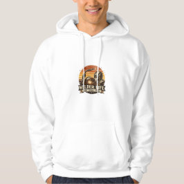 溶接職人のライフスタイル レトロな夕焼け 大胆 ヴィンテージ アートTシャツ パーカ