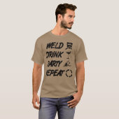 溶接見積もり友達 Tシャツ (正面フル)