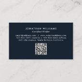 溶接金モダン属溶接施工業者 名刺 (裏面)