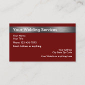 溶接金属デザイン素子 名刺 (正面)