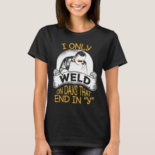 溶接金属作業機 Tシャツ (正面)