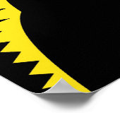 溶接金属作業者の溶接レトロポスター ポスター (角)