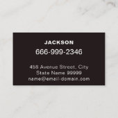 溶接金属加工溶接機名刺 名刺 (裏面)