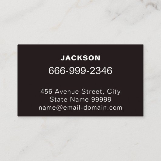 溶接金属加工溶接機名刺 名刺 (裏面)