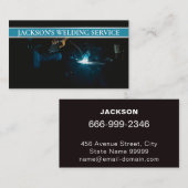 溶接金属加工溶接機名刺 名刺 (正面/裏面)