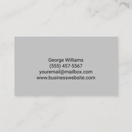 溶接金溶接加工業者 名刺 (裏面)