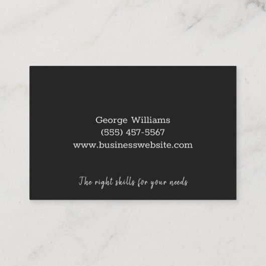 溶接金溶接加工装置 名刺 (裏面)