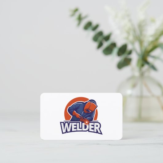 溶接金溶接 名刺 (スタンド正面)