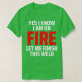 溶接9 Tシャツ (デザイン正面)