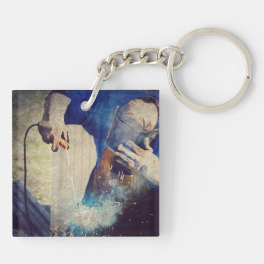 溶接 キーホルダー (裏面)