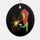 溶接 セラミックオーナメント (左)