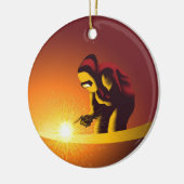 溶接 セラミックオーナメント (左)