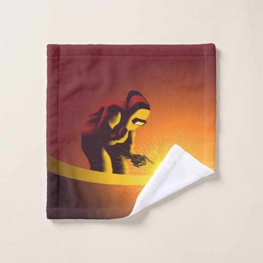 溶接 バスタオルセット (ウォッシュタオル)