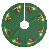 溶接 ブラッシュドポリエステルツリースカート (正面)