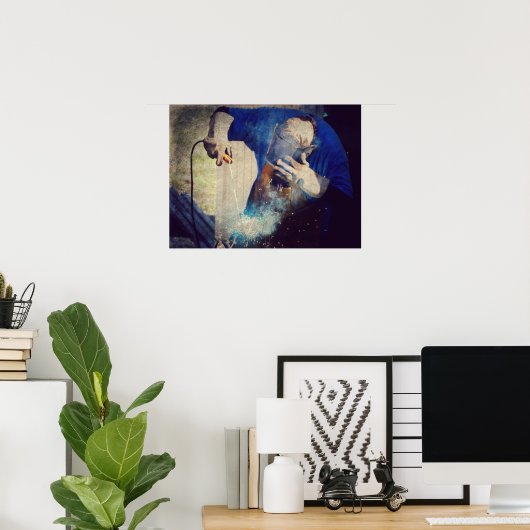 溶接 ポスター (ホームオフィス)