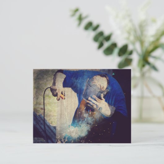 溶接 ポストカード (スタンド正面)